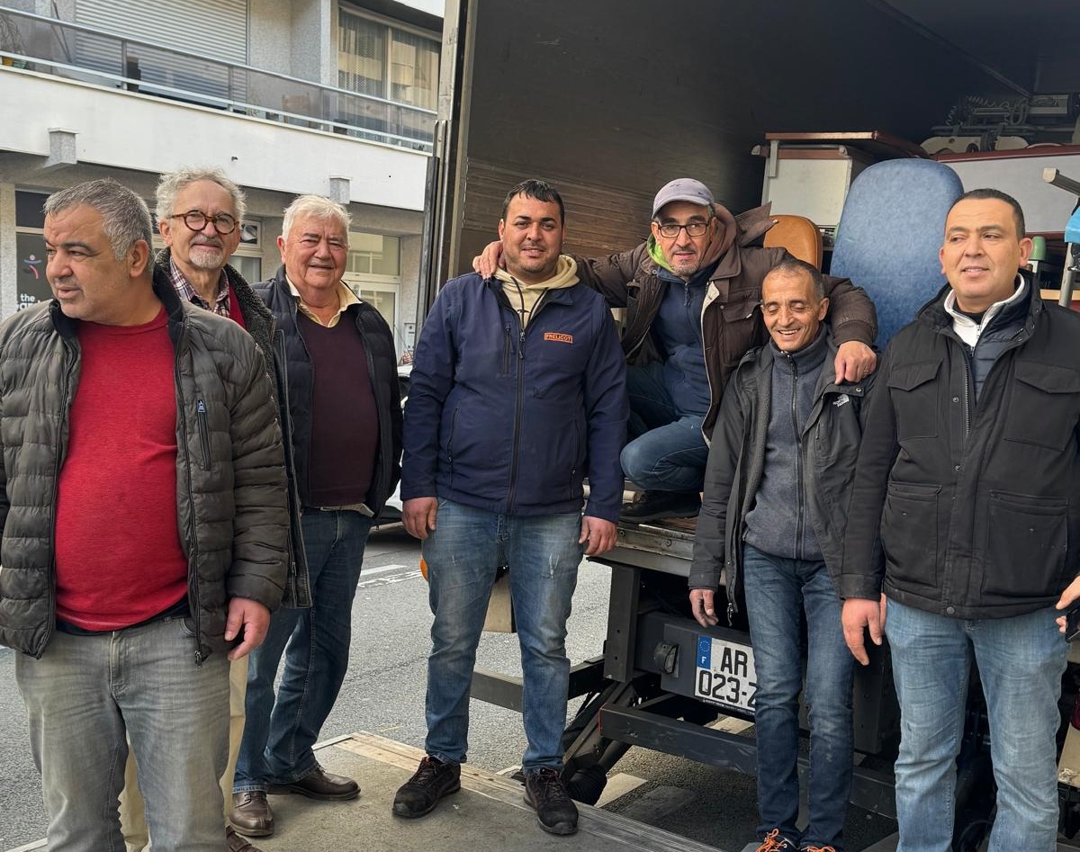 Chargement du conteneur de mars 2025