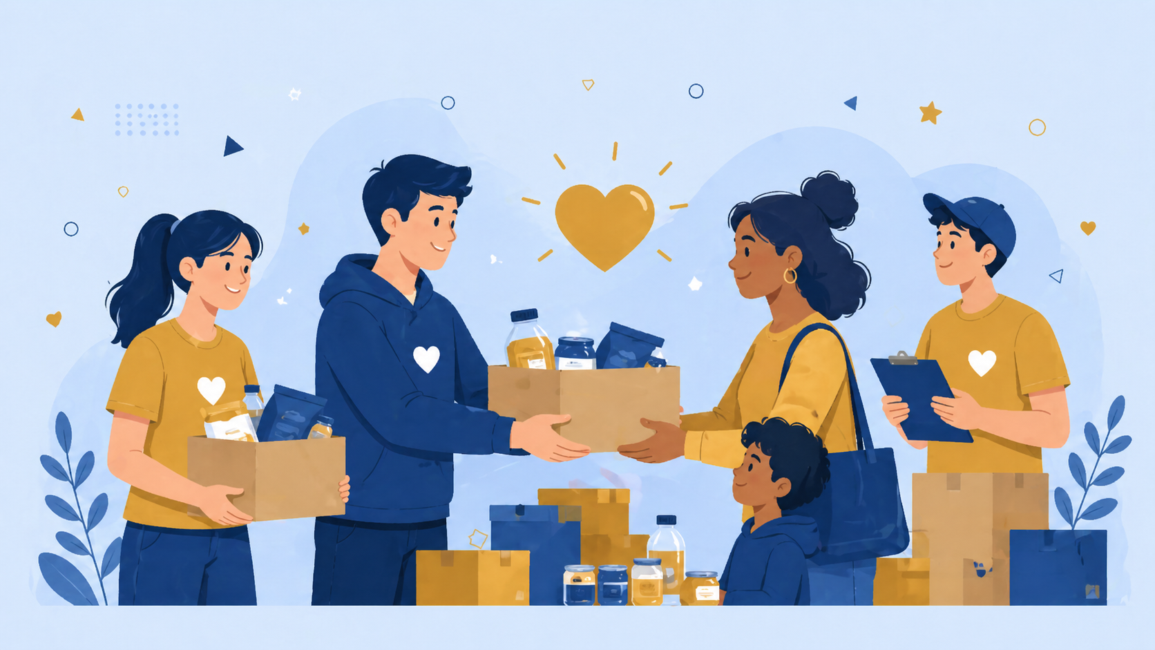 Distribution de repas