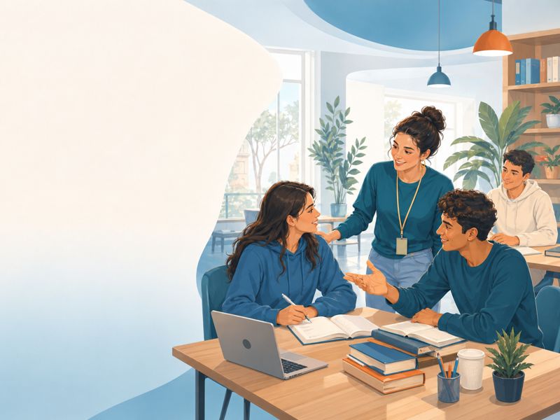 Coach PAE et étudiant